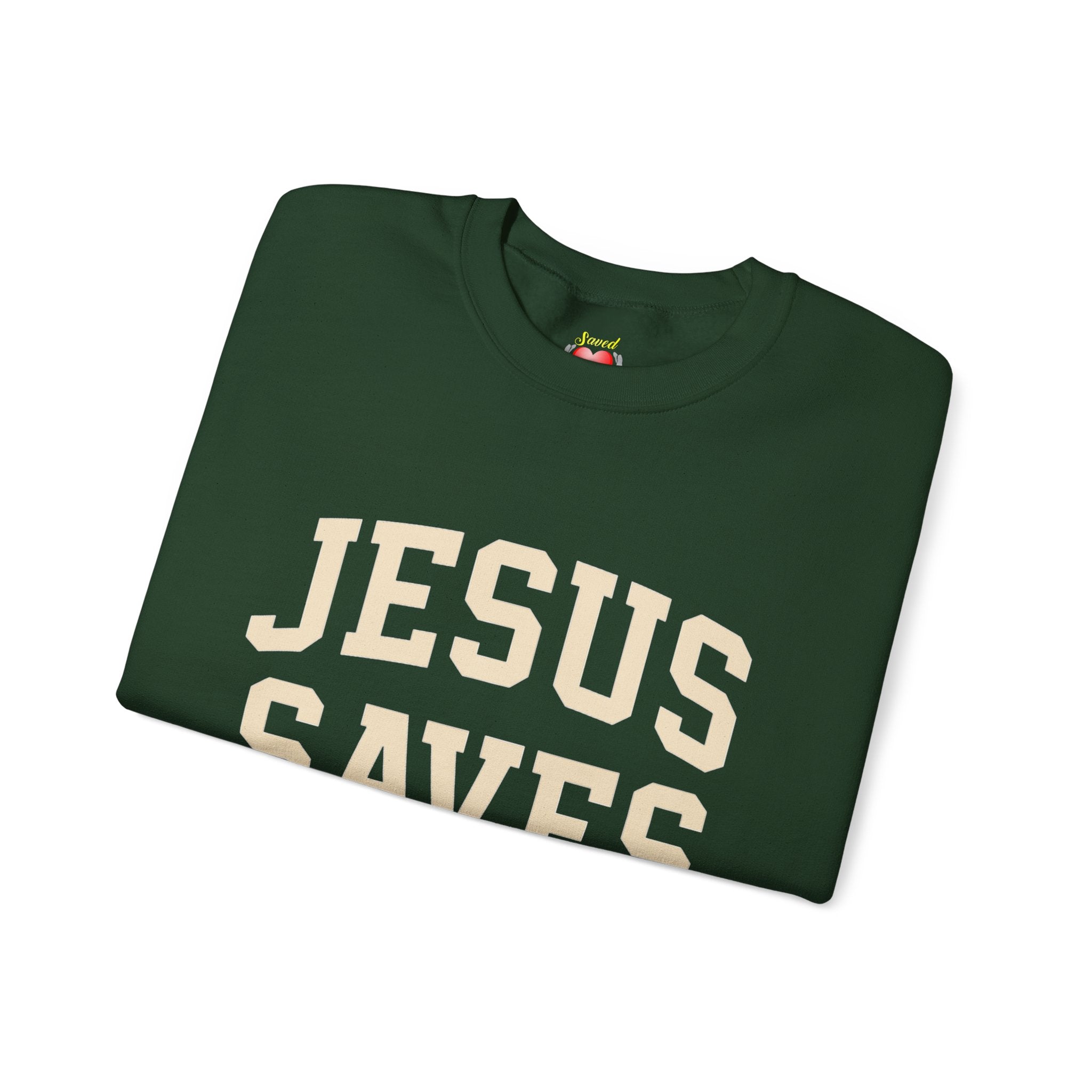 Jesus Saves Crewneck