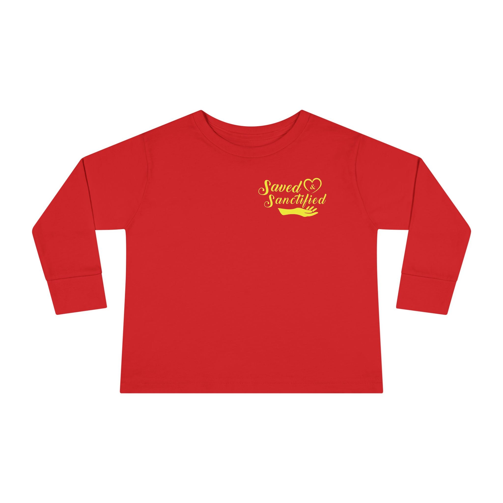 Saved & Sanctified Toddler Long Sleeve Tee