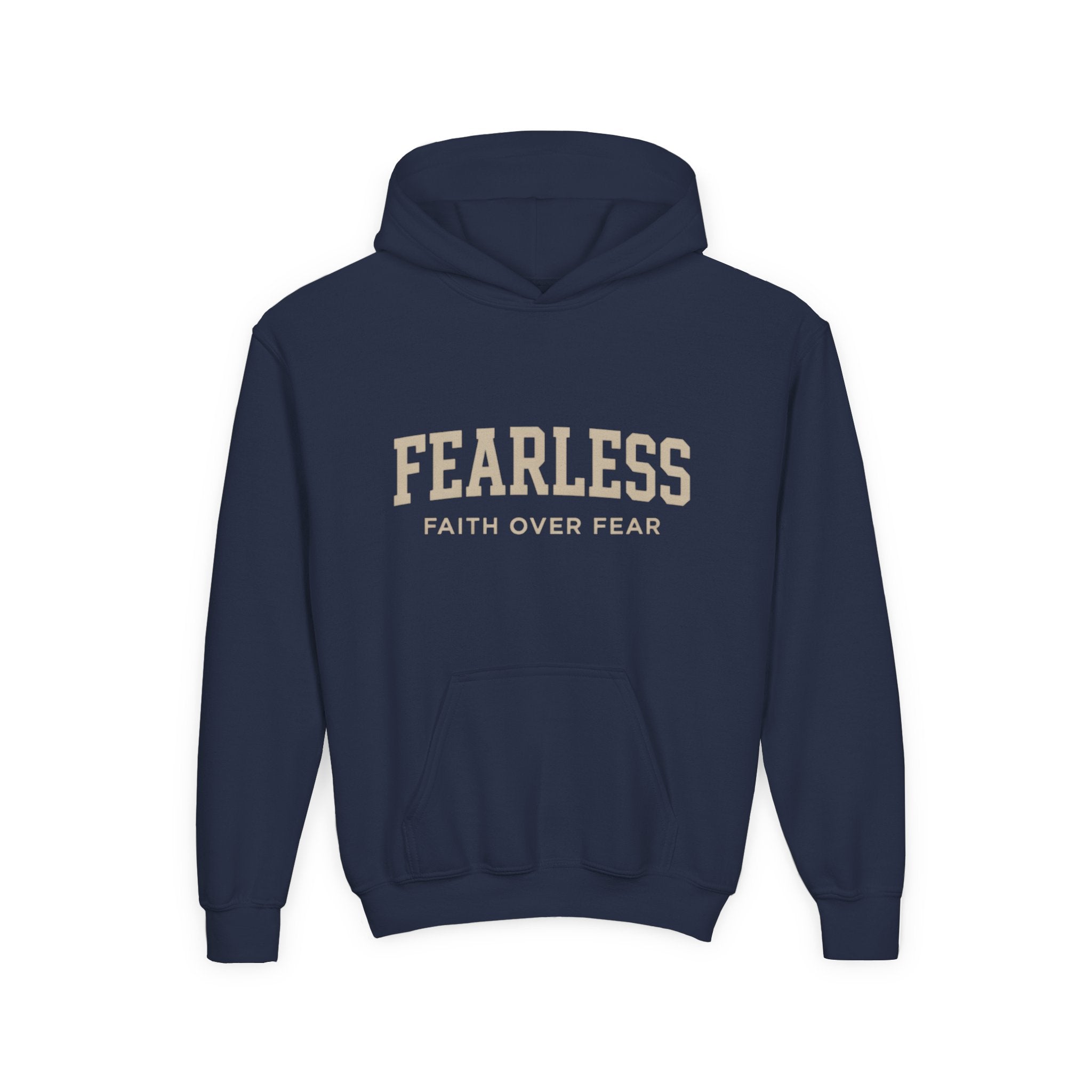 Fearless Faith Over Fear Youth Hoodie