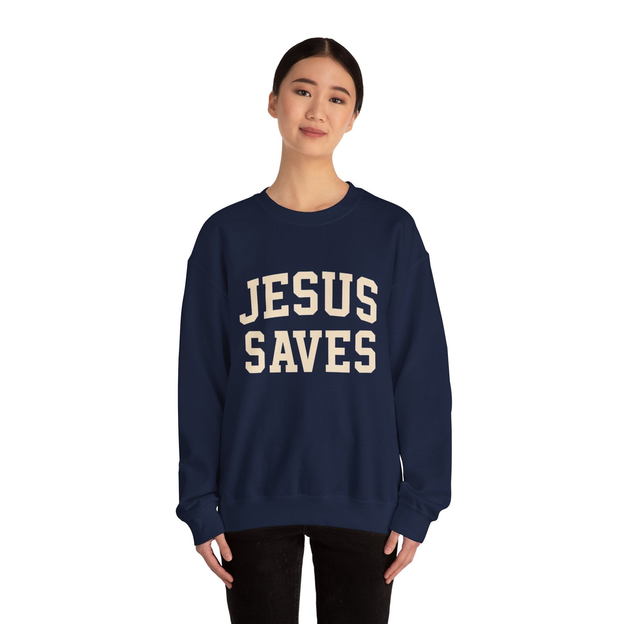 Jesus Saves Crewneck