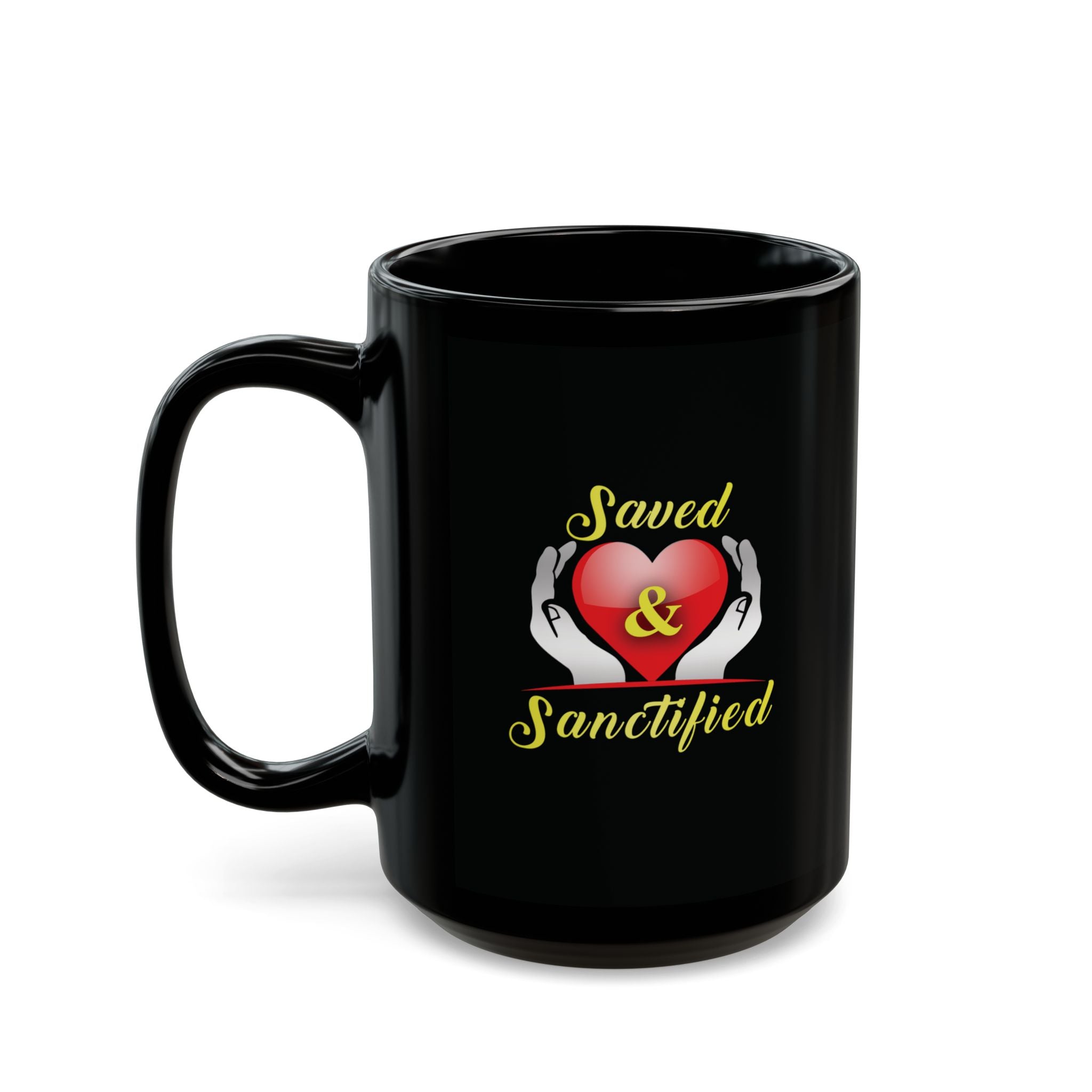 Glory in Every Sip Mug-Black