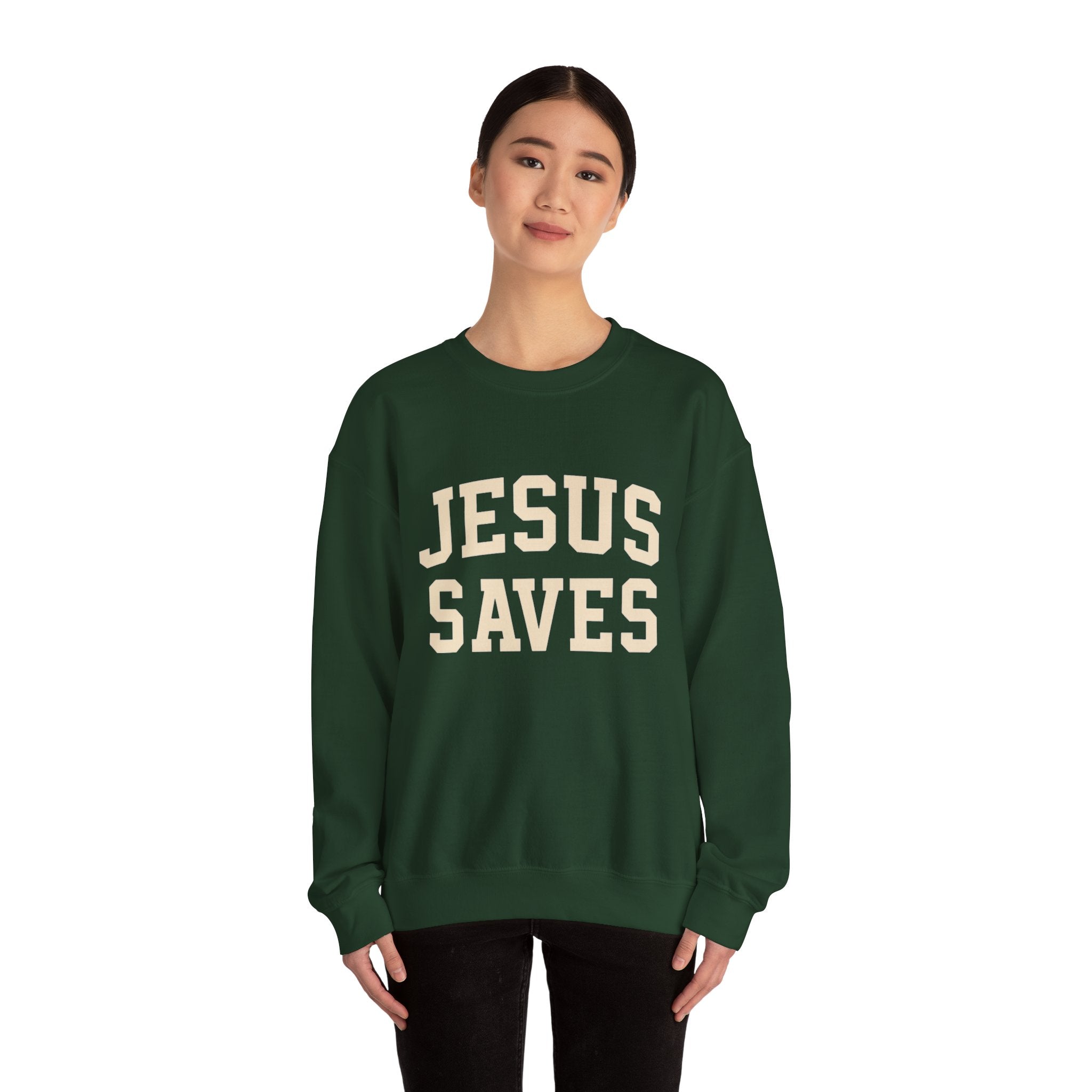 Jesus Saves Crewneck
