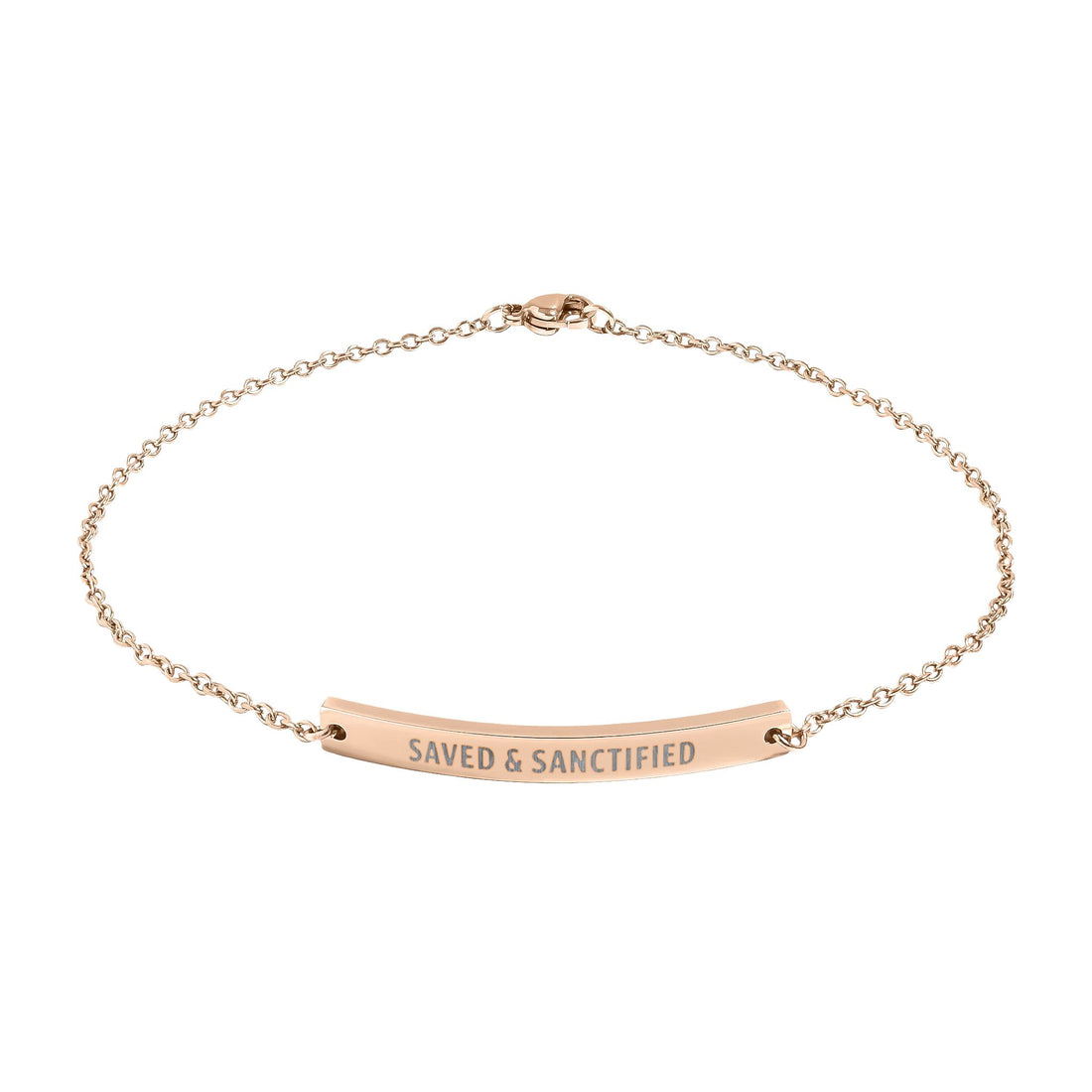 Saved and Sanctified Anklet