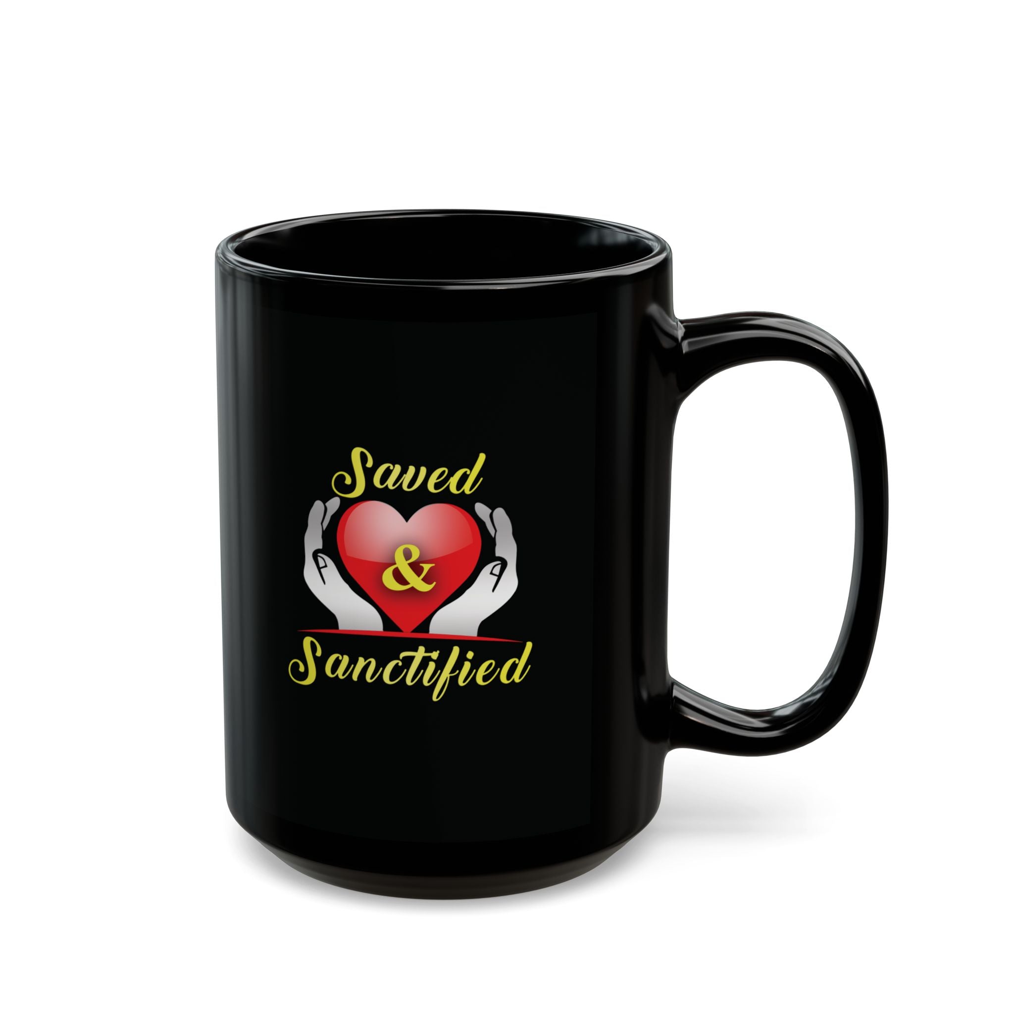 Glory in Every Sip Mug-Black