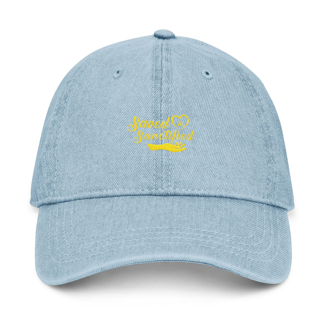 Saved & Sanctified Denim Cap