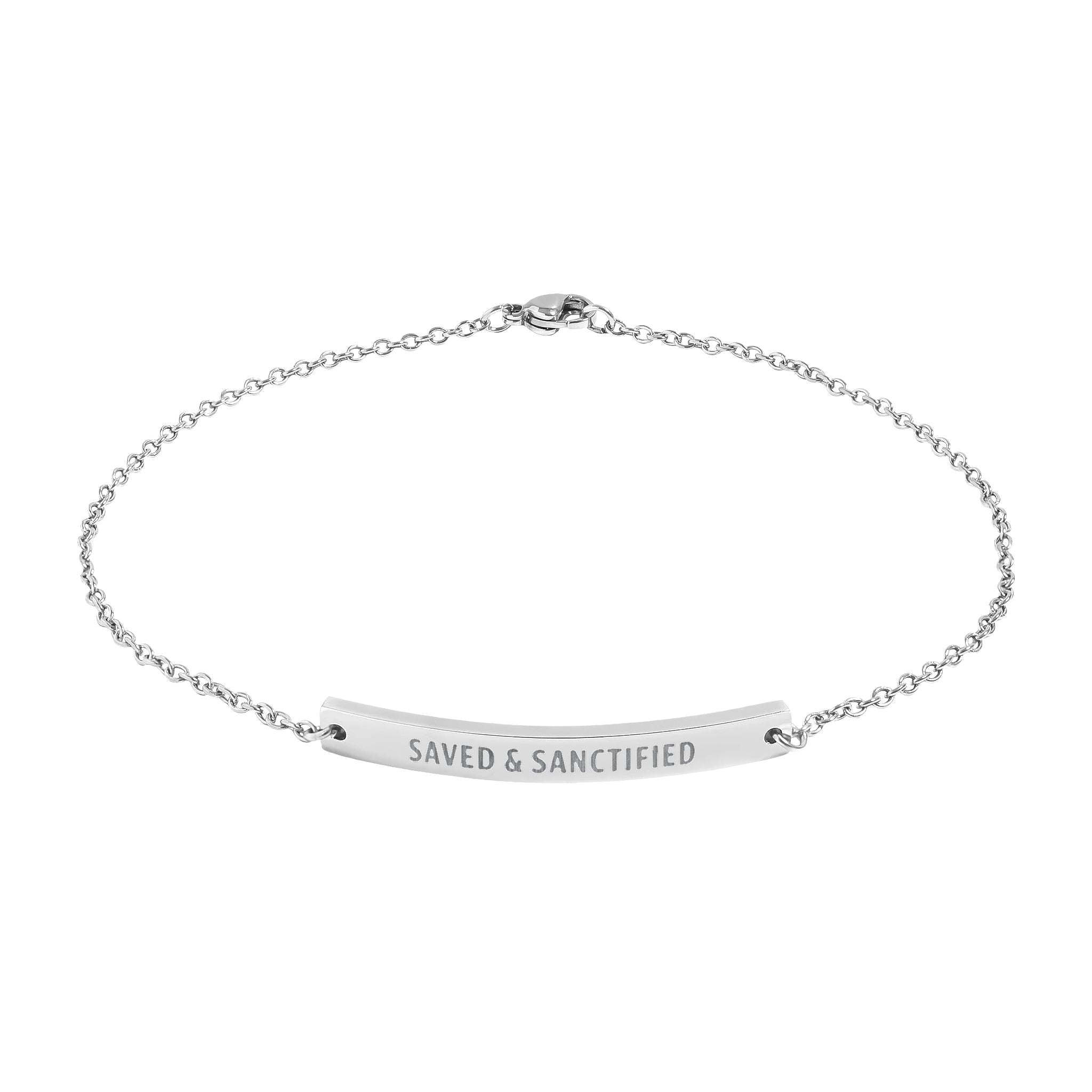 Saved and Sanctified Anklet