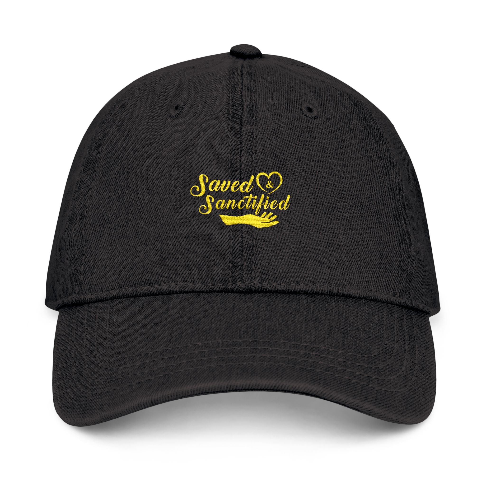 Saved & Sanctified Denim Cap
