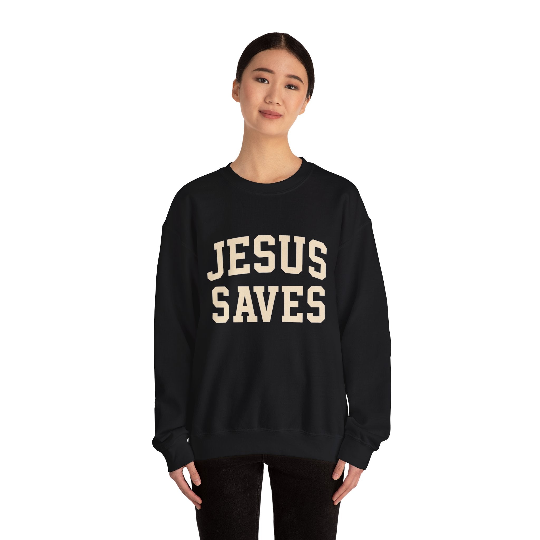 Jesus Saves Crewneck