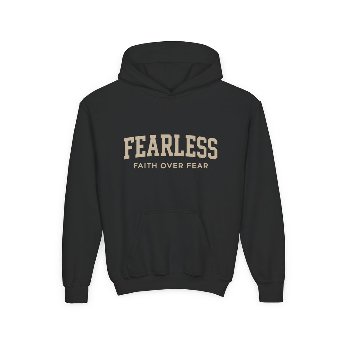 Fearless Faith Over Fear Youth Hoodie