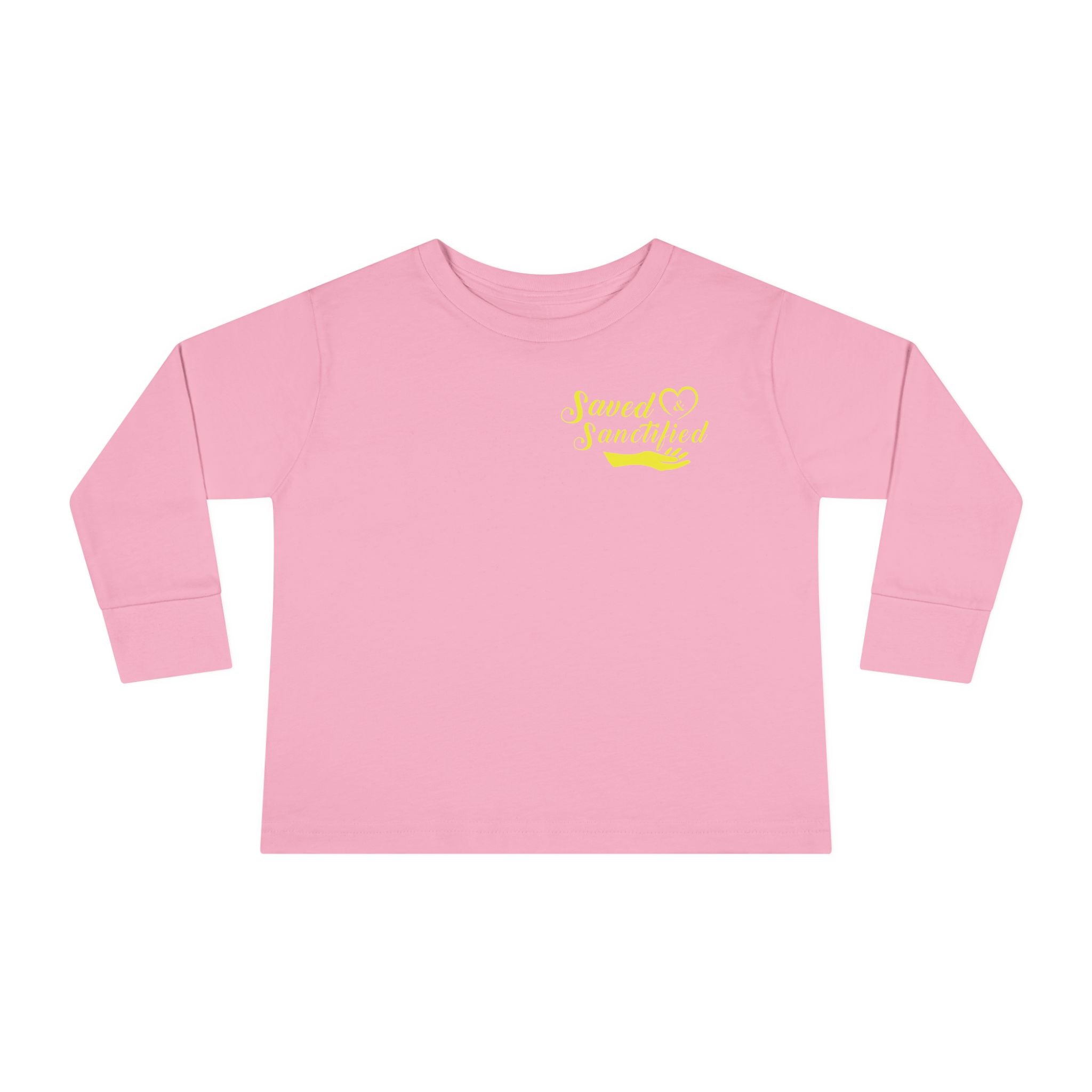 Saved & Sanctified Toddler Long Sleeve Tee