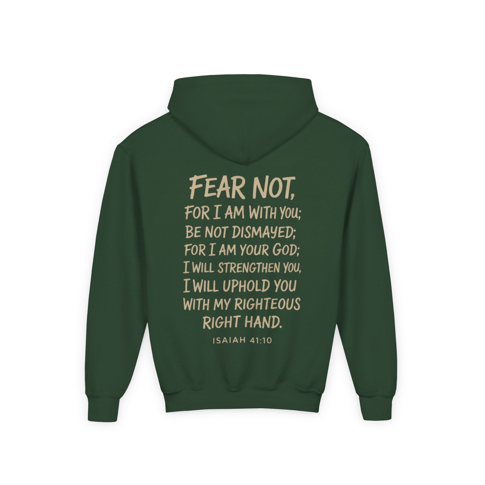 Fearless Faith Over Fear Youth Hoodie