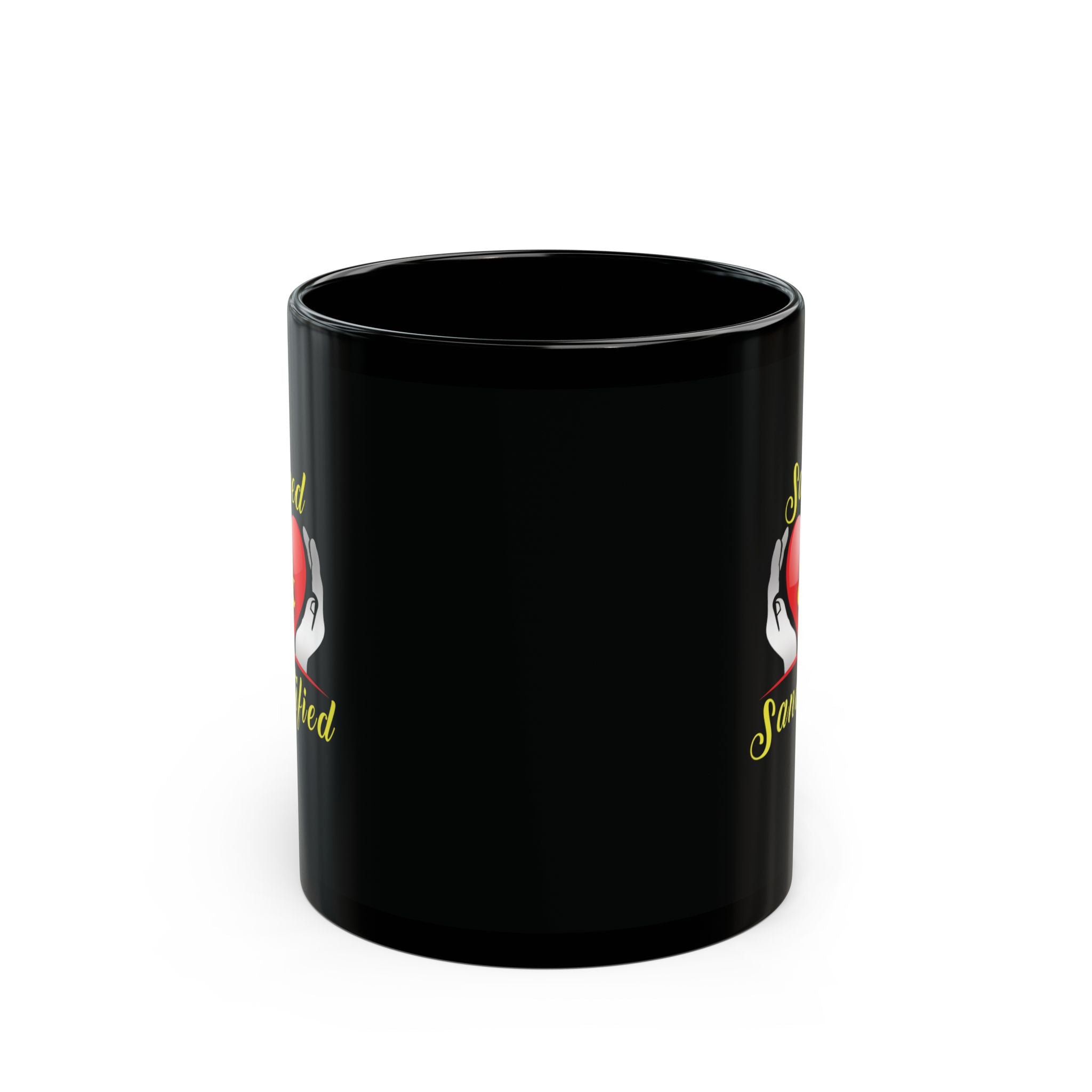 Glory in Every Sip Mug-Black
