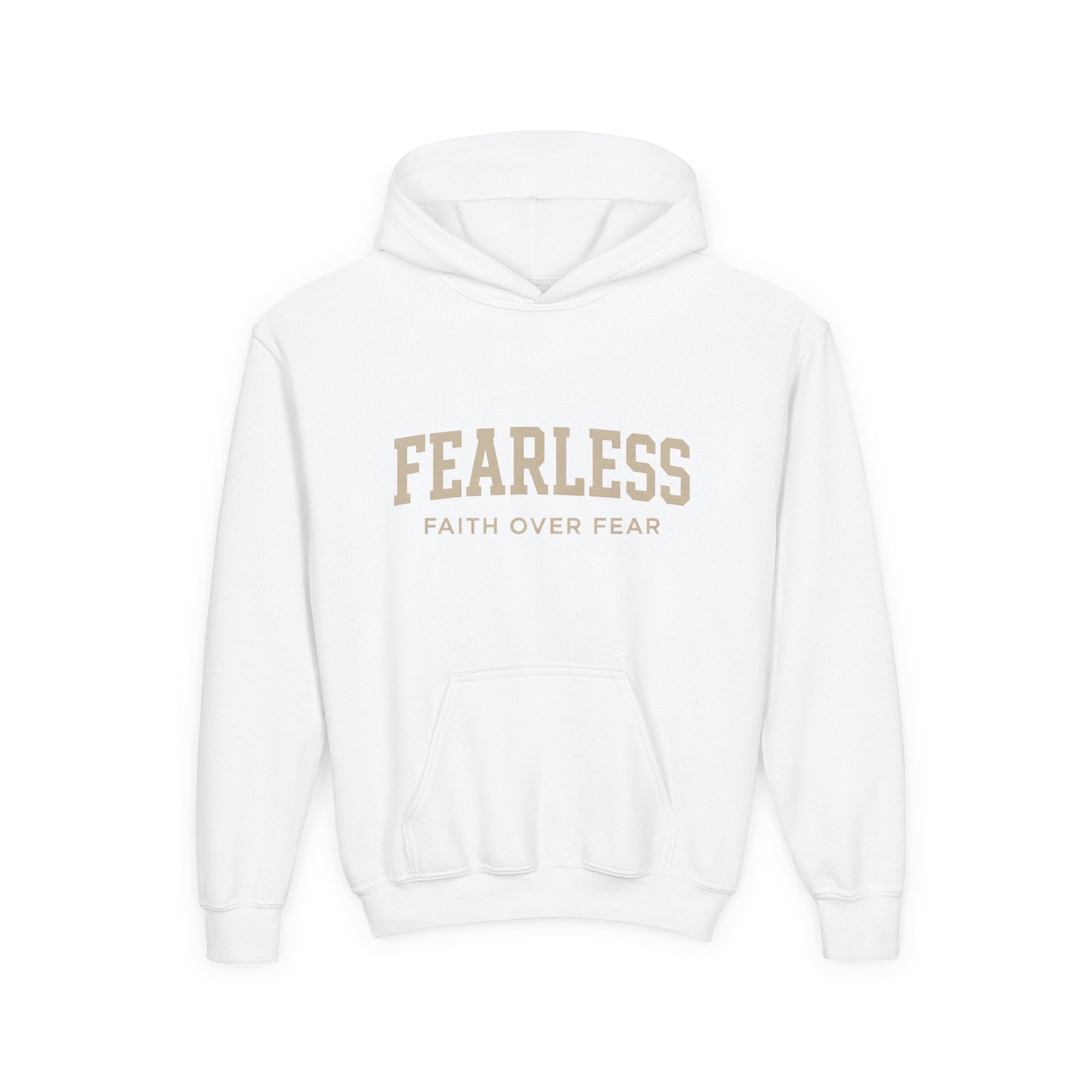 Fearless Faith Over Fear Youth Hoodie