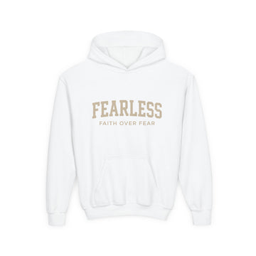 Fearless Faith Over Fear Youth Hoodie