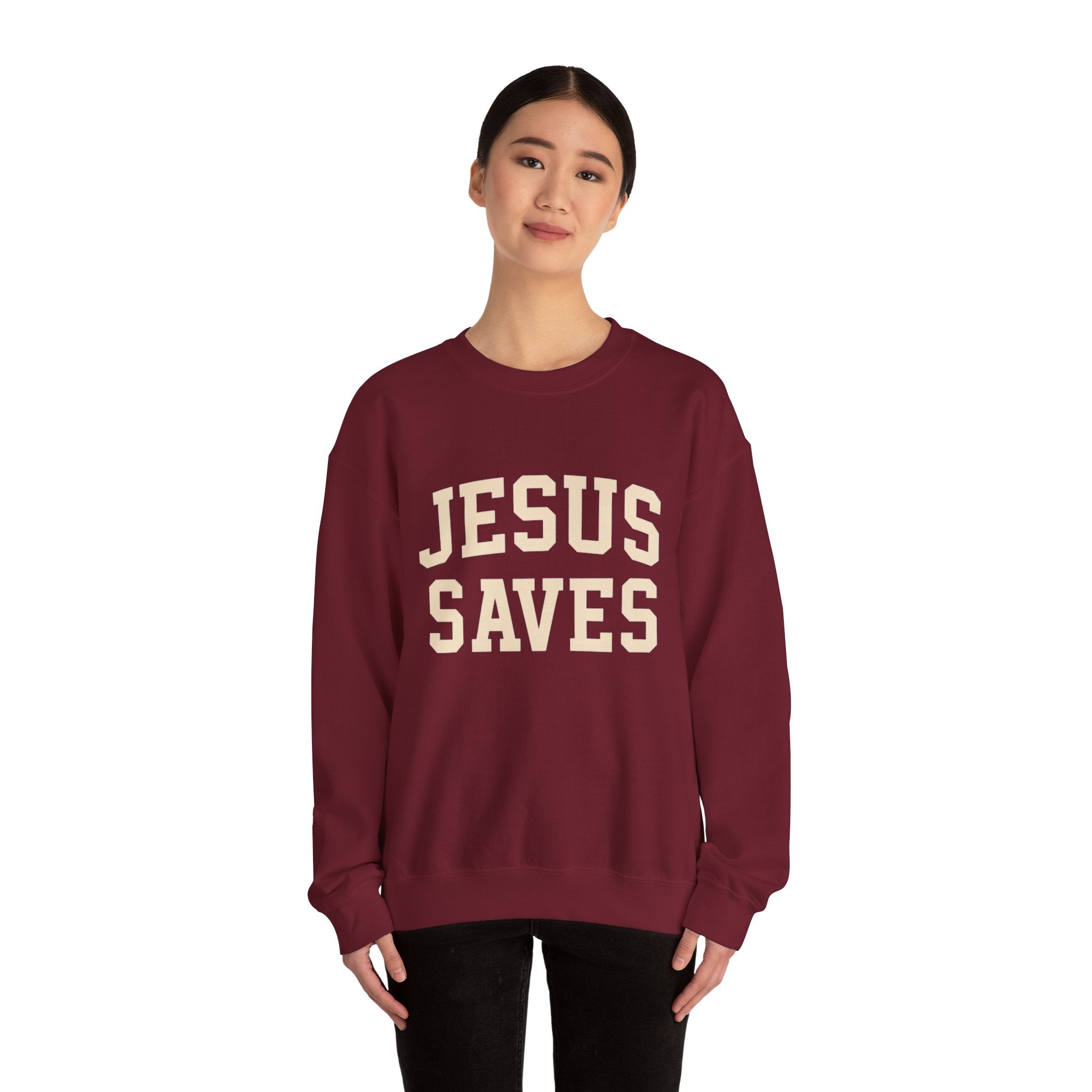 Jesus Saves Crewneck