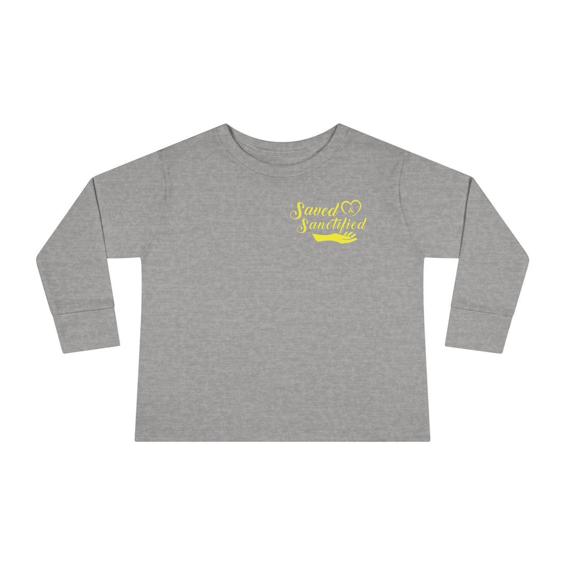 Saved & Sanctified Toddler Long Sleeve Tee