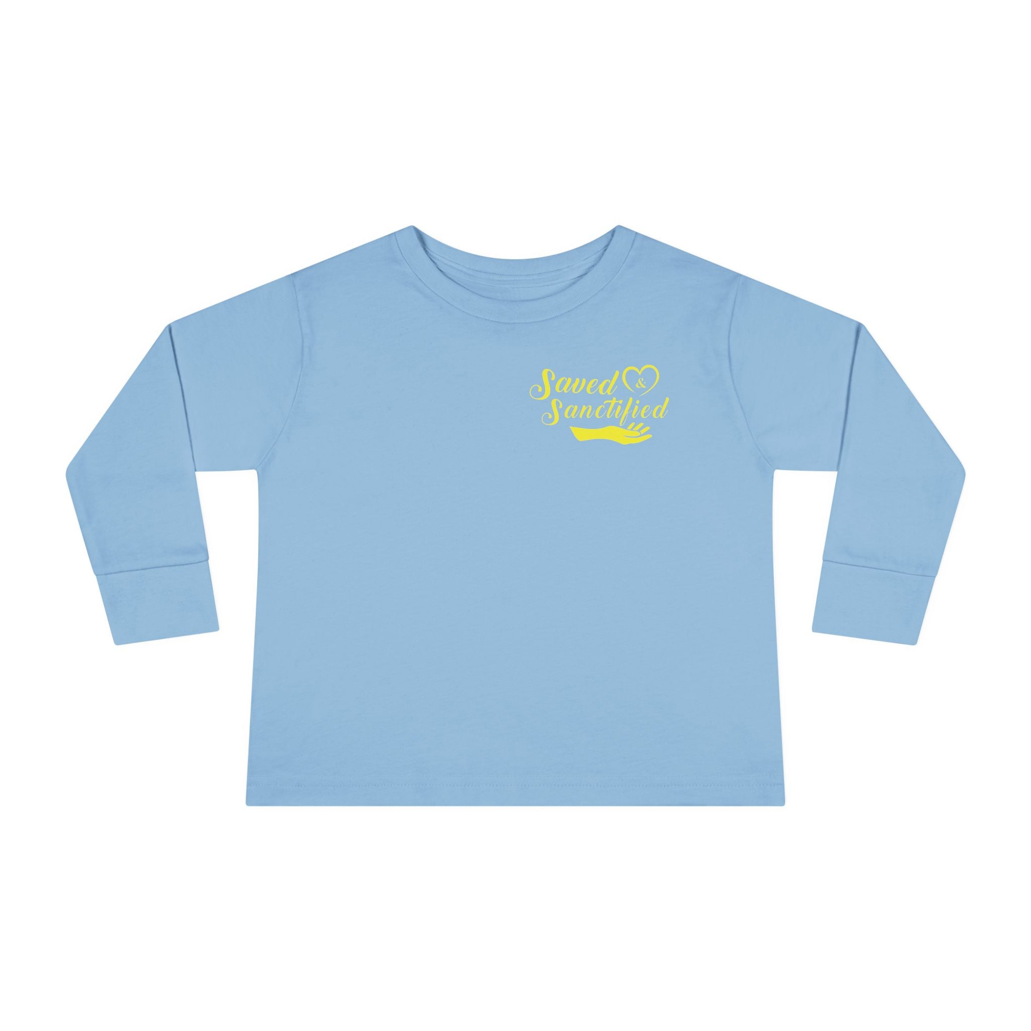 Saved & Sanctified Toddler Long Sleeve Tee