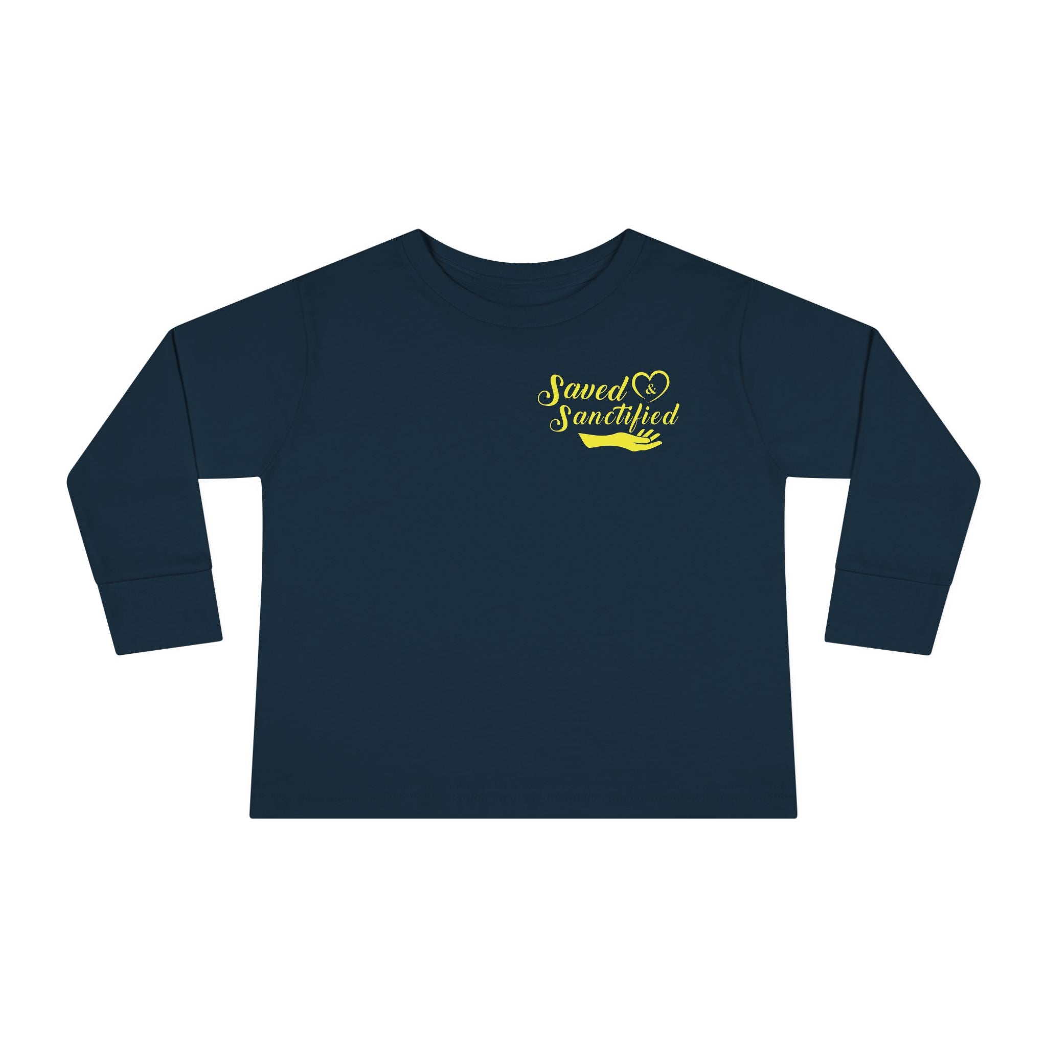 Saved & Sanctified Toddler Long Sleeve Tee