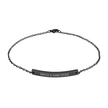 Saved and Sanctified Anklet