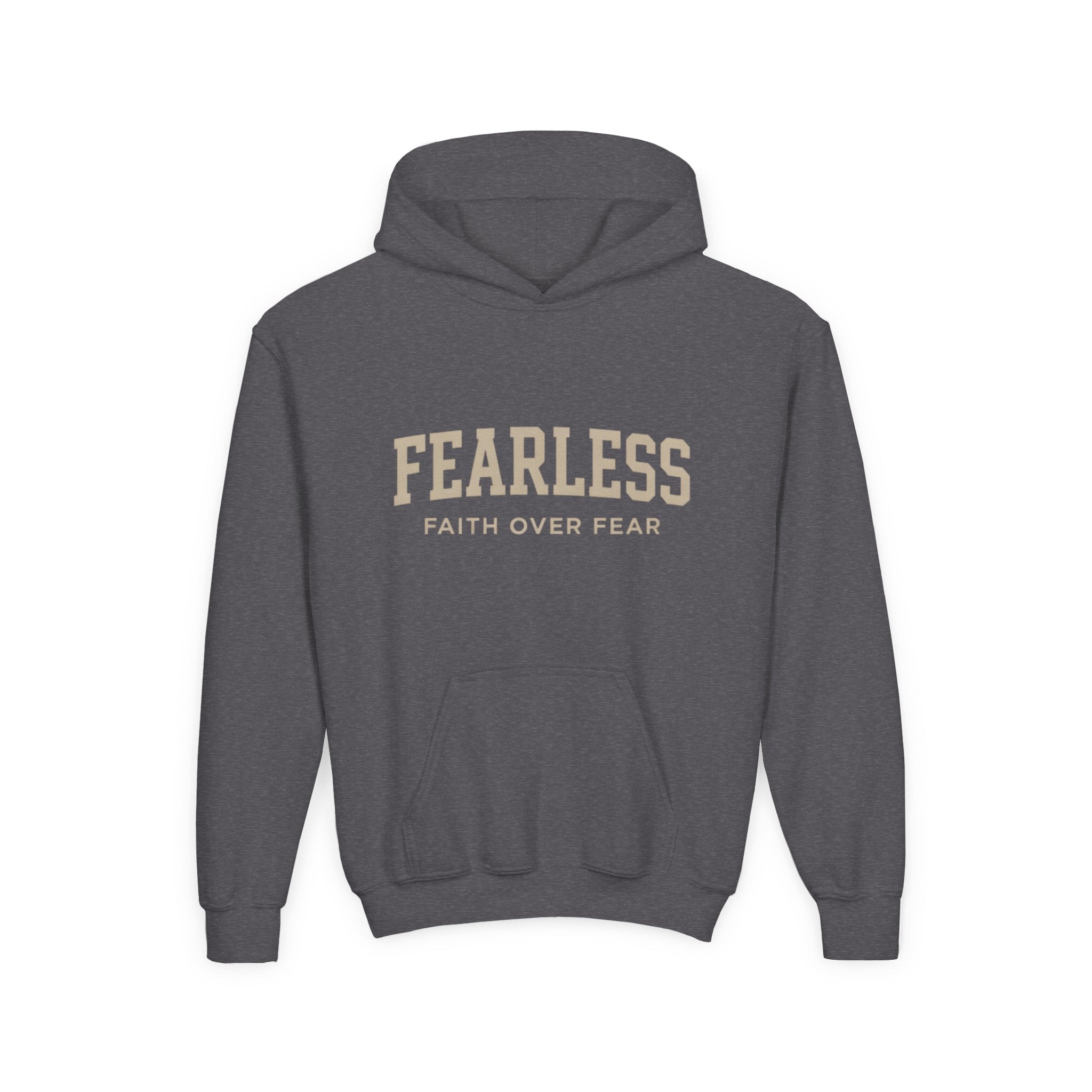 Fearless Faith Over Fear Youth Hoodie