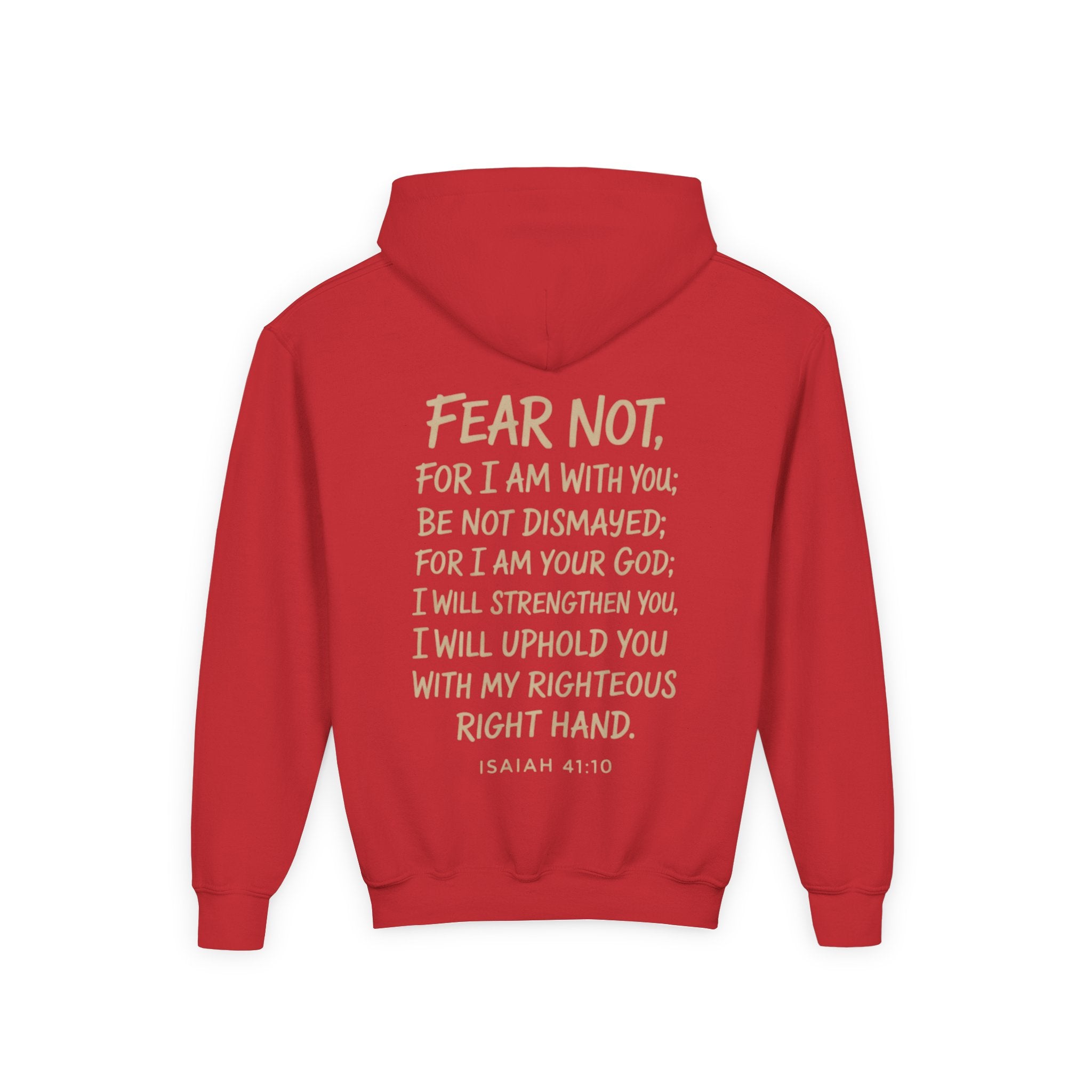 Fearless Faith Over Fear Youth Hoodie